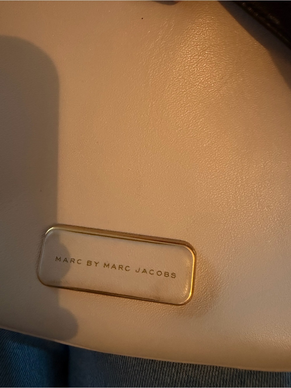 Marc Jacobs Black Leather Crossbody with Gold Accents - Picture 3 of 3